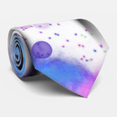 Kosmische Bubbelstroom Stropdas (Opgerold)