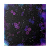 Kosmische Bubbelstroom Tegeltje (Voorkant)
