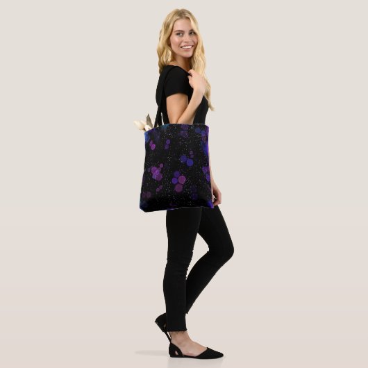Kosmische Bubbelstroom Tote Bag (Op model)