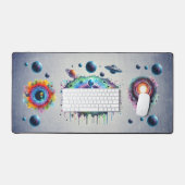 Kosmische Buitenlandse Werelden Bureaumat (Keyboard & Muis)