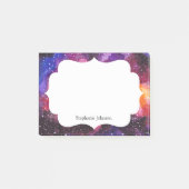 Kosmische buitenruimte gepersonaliseerd post-it® notes (Voorkant)
