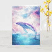 Kosmische bultrug in hemelse wateren kaart (Gele Bloem)