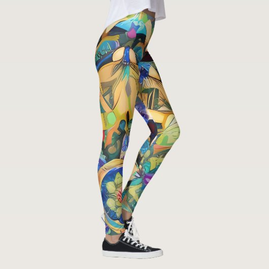 Kosmische caleidoscoop leggings (Rechts)