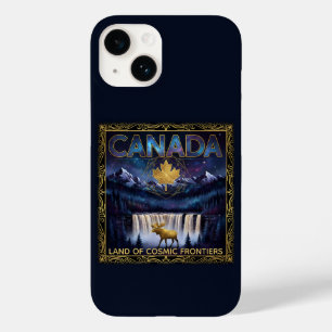 Kosmische Canada Natuur Hemelse Kunst Case-Mate iPhone 14 Hoesje