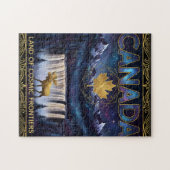 Kosmische Canada Natuur Hemelse Kunst Legpuzzel (Horizontaal)