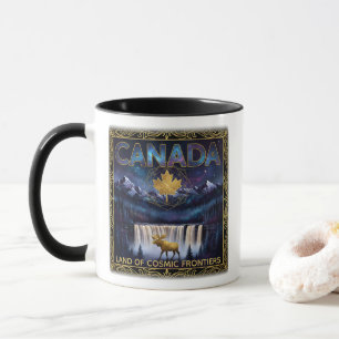 Kosmische Canada Natuur Hemelse Kunst Mok
