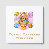 Kosmische Capybara Verkenner Gastenboek (Achterkant)