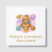 Kosmische Capybara Verkenner Gastenboek (Voorkant)