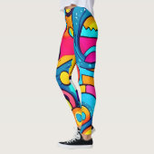 Kosmische carnavalskunst leggings (Links)