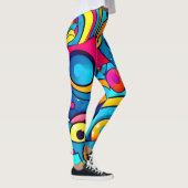 Kosmische carnavalskunst leggings (Rechts)