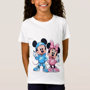 Kosmische Cartoon Magie – Kleurrijk Ruimte Avontuu T-shirt