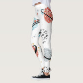 Kosmische Cartoons:  ruimtewonderen Leggings (Links)
