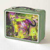 Kosmische Cat Sigma Metalen Lunchbox (Achterkant)