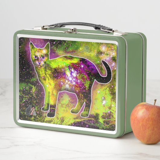 Kosmische Cat Sigma Metalen Lunchbox (In situ)