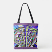 Kosmische chaos tote bag (Achterkant)