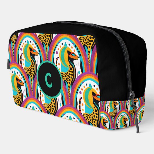 Kosmische Cheetah Toilettasje (Rechterhoek)