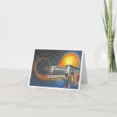 Kosmische choochoo kaart (Voorkant)