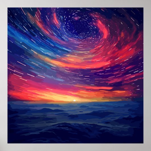 Kosmische Constellatie Poster (Voorkant)