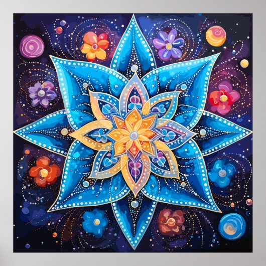 Kosmische Constellatie Poster (Voorkant)