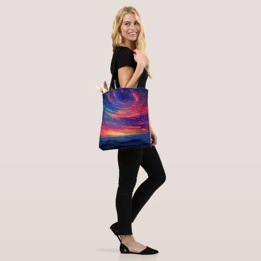 Kosmische Constellatie Tote Bag (Op model)