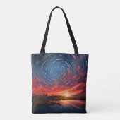 Kosmische Constellatie Tote Bag (Achterkant)