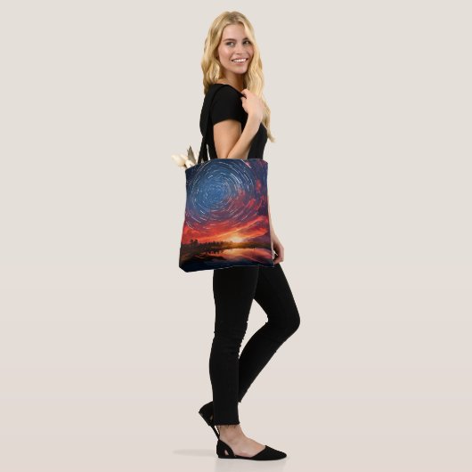 Kosmische Constellatie Tote Bag (Op model)