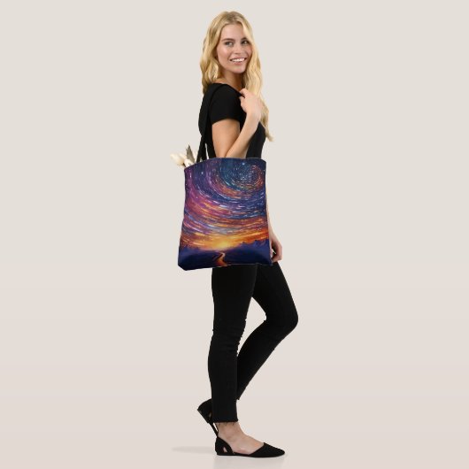 Kosmische Constellatie Tote Bag (Op model)