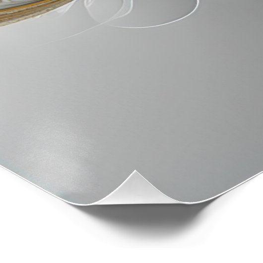 Kosmische convergentie: AI-veelkleurige fractal Perfect Poster (Hoek)