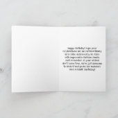 Kosmische Couture Verjaardag Kaart (Binnen)