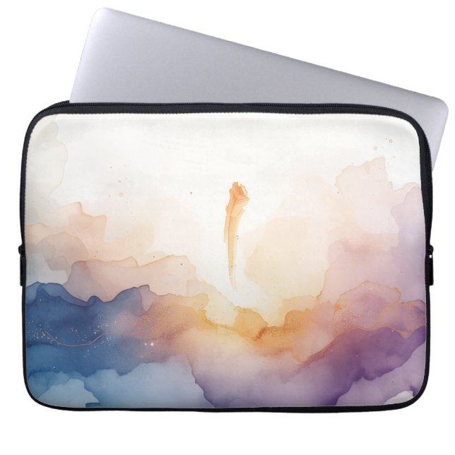 Kosmische Creatie-uitbarsting Laptop Sleeve (Voorkant)