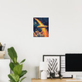kosmische cruise poster (Thuiskantoor)