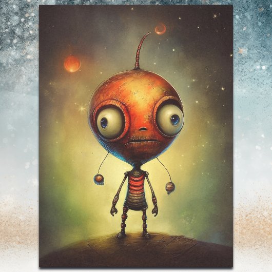 Kosmische Curiosity Stellar Robot Avontuur Decoupa Tissuepapier