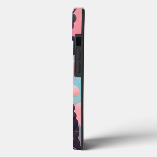 Kosmische Dame Afro-Amerikaanse Fantasy Kunst Case-Mate iPhone Case (Achterkant / Links)