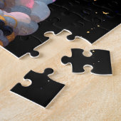 Kosmische Dame Afro-Amerikaanse Fantasy Kunst Legpuzzel (Zijkant)