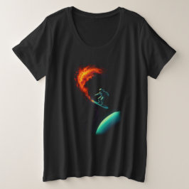 Kosmische divergentie grote maat t-shirt