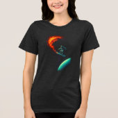 Kosmische divergentie Tri-Blend shirt (Voorkant)