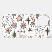 Kosmische Doodles: sterren en kometen Case-Mate iPhone Case (Achterkant (horizontaal))