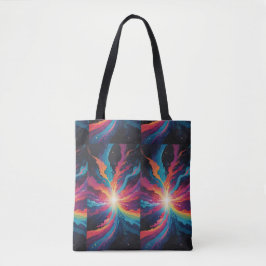 kosmische draaggolf tote bag