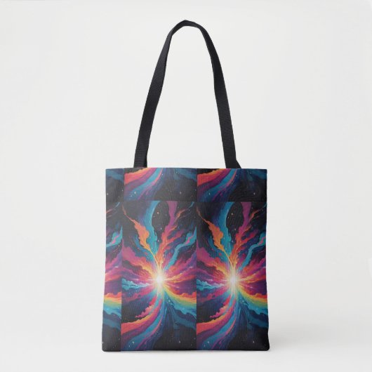 kosmische draaggolf tote bag (Voorkant)