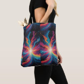 kosmische draaggolf tote bag (Dichtbij)