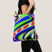 Kosmische draai tote bag (Dichtbij)