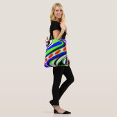 Kosmische draai tote bag (Op model)