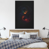 Kosmische Draaikolk Canvas Afdruk (Insitu (Slaapkamer))