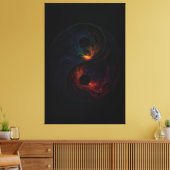 Kosmische Draaikolk Canvas Afdruk (Insitu (Woonkamer))