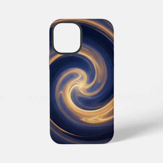Kosmische Draaikolk van Gouden Licht iPhone Hoesje (Achterkant)