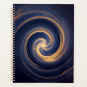 Kosmische Draaikolk van Gouden Licht Planner (Voorkant)