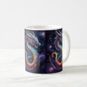 kosmische draken koffiemok (Voorkant rechts)