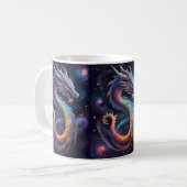 kosmische draken koffiemok (Voorkant links)