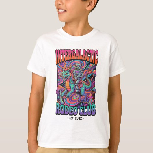 Kosmische Drakenrijder T-shirt (Voorkant)