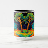 Kosmische Dreamscape: Mystieke Nacht Mok (Midden)